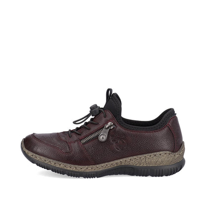 Rieker N32G0-35 Nikita Cerise/Cerise/Black Casual Shoes