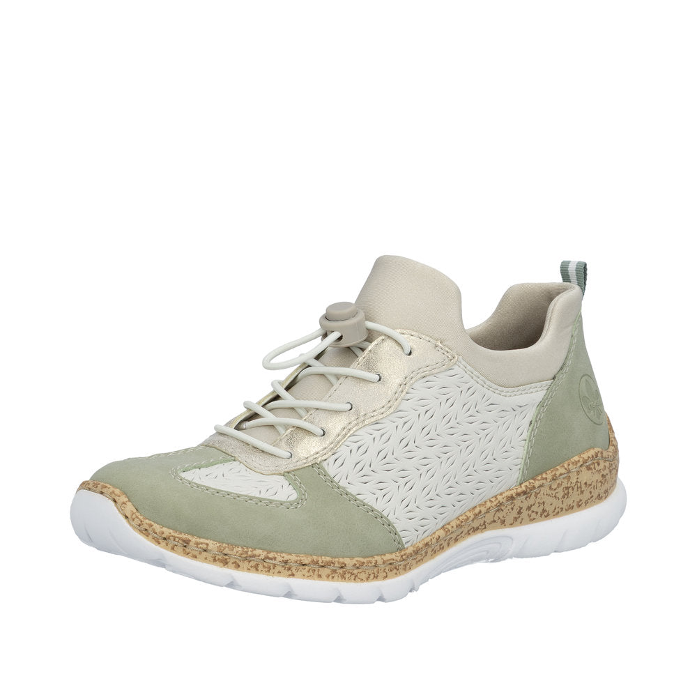 Rieker N4260-80 Sage Offwhite Trainers