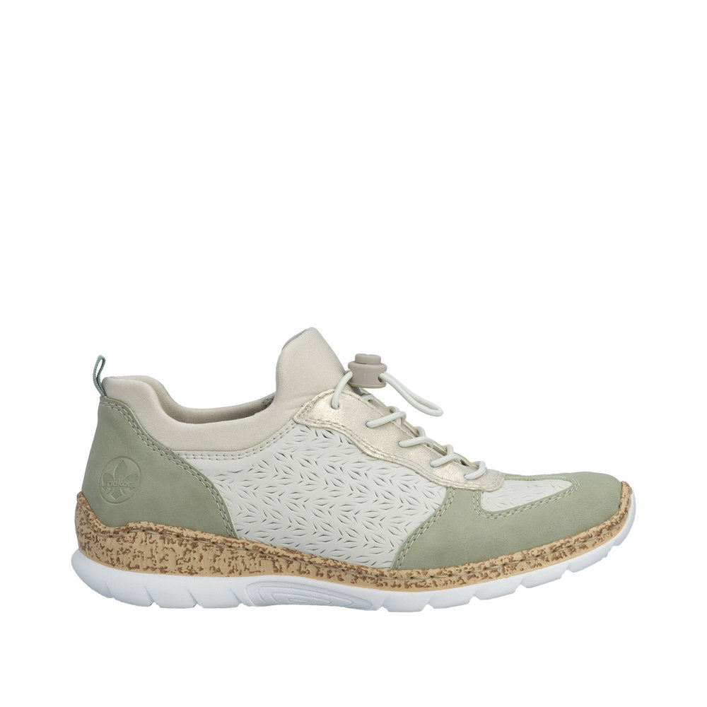 Rieker N4260-80 Sage Offwhite Trainers