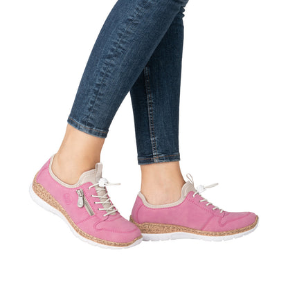 Rieker N42G0-31 Lipstick Trainers