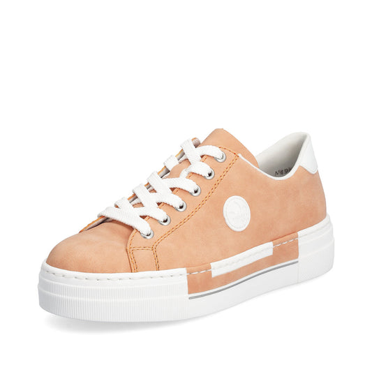 Rieker N49W1-38 Apricot/White Trainers