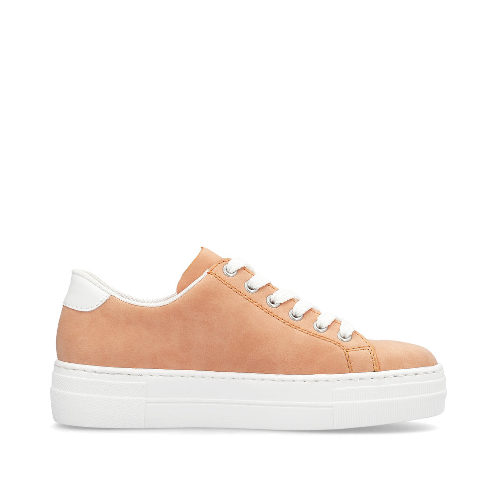 Rieker N49W1-38 Apricot/White Trainers