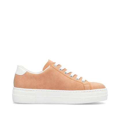 Rieker N49W1-38 Apricot/White Trainers