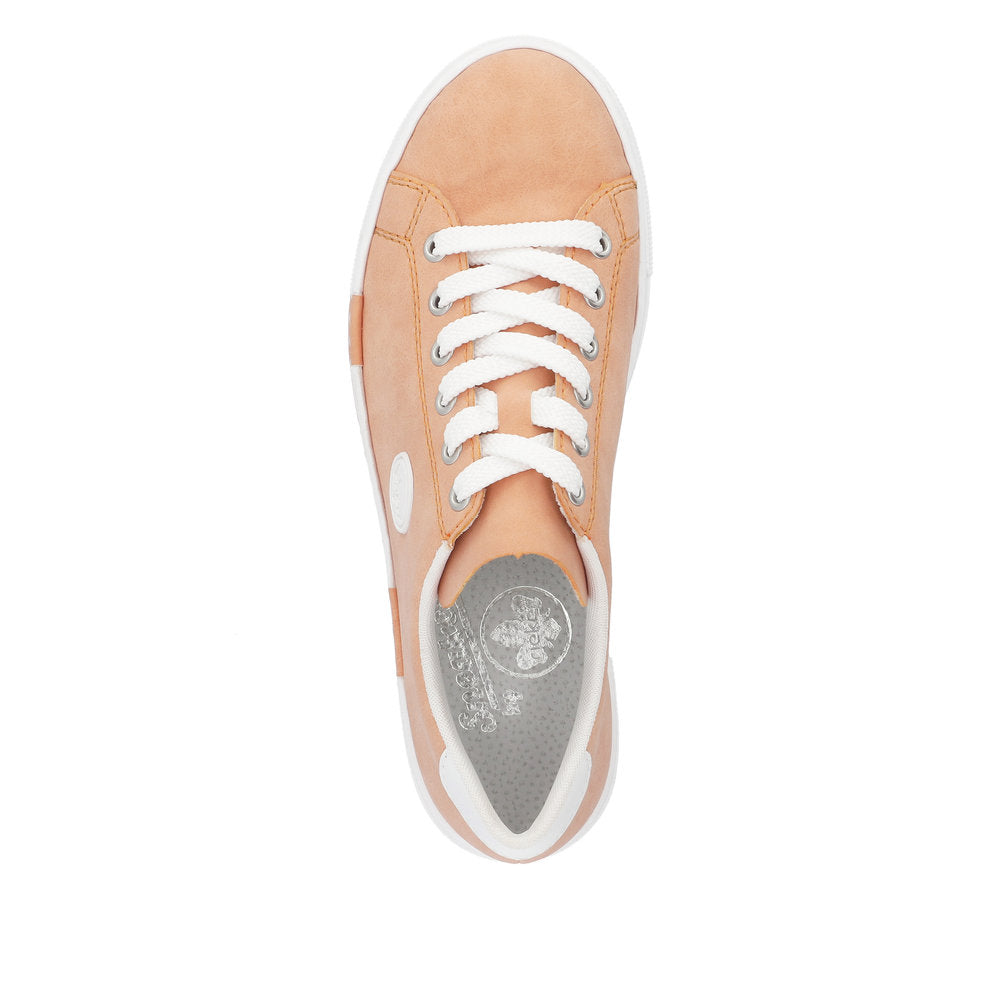 Rieker N49W1-38 Apricot/White Trainers