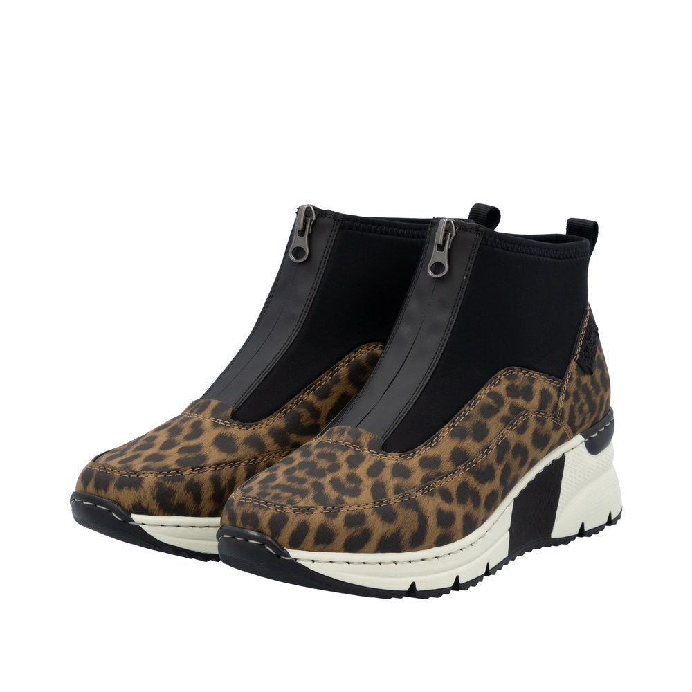 Rieker N6352-90 Leopard Boots