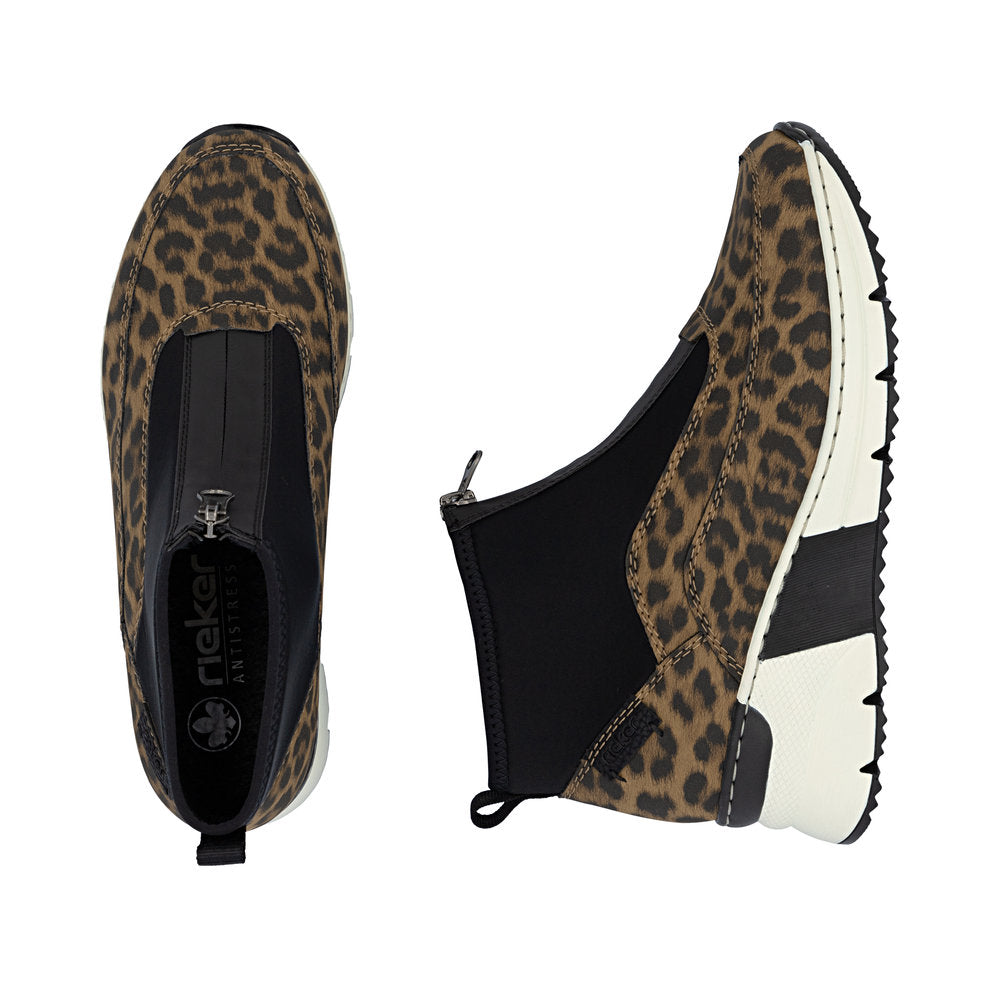 Rieker N6352-90 Leopard Boots
