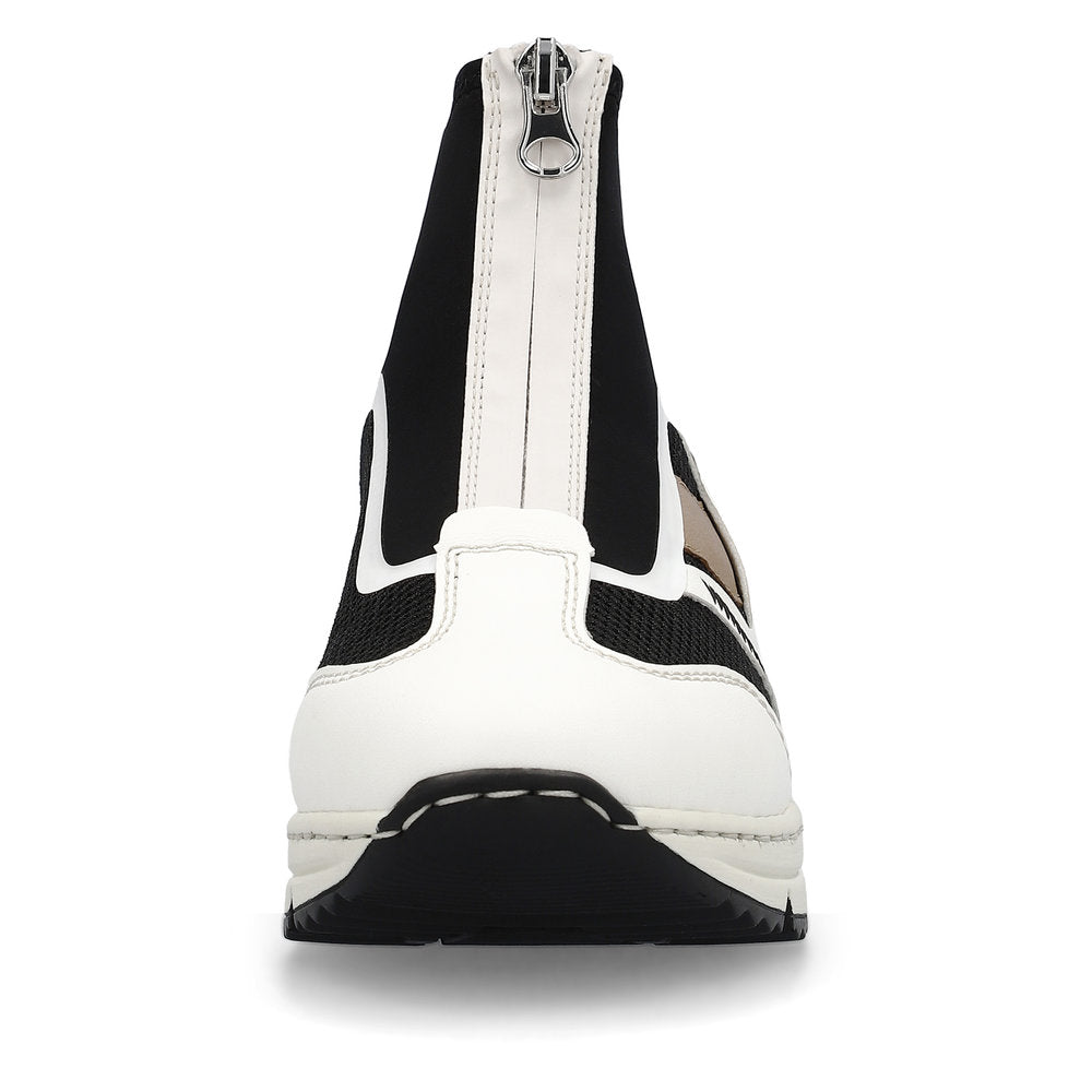 Rieker N6360-00 Offwhite/Black/Beige Boots