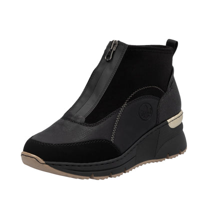 Rieker N6361-00 Black Boots