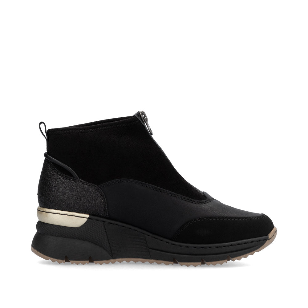 Rieker N6361-00 Black Boots