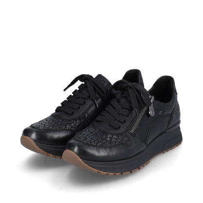 Rieker N7401-00 Narcissa Black Casual Shoes
