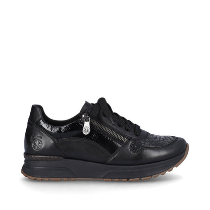 Rieker N7401-00 Narcissa Black Casual Shoes
