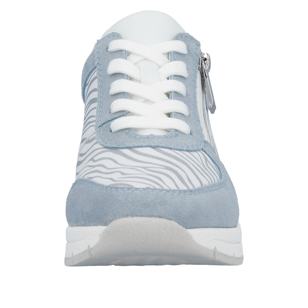Rieker N9305-80 Blue White Silver Trainers
