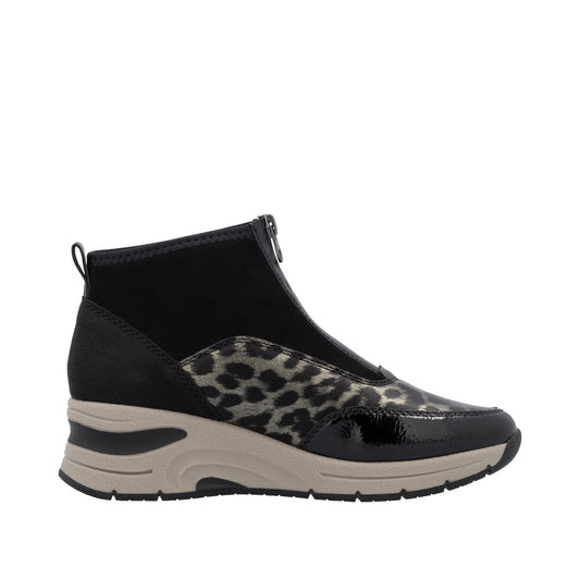 Rieker N9362-00 Black Gold Boots
