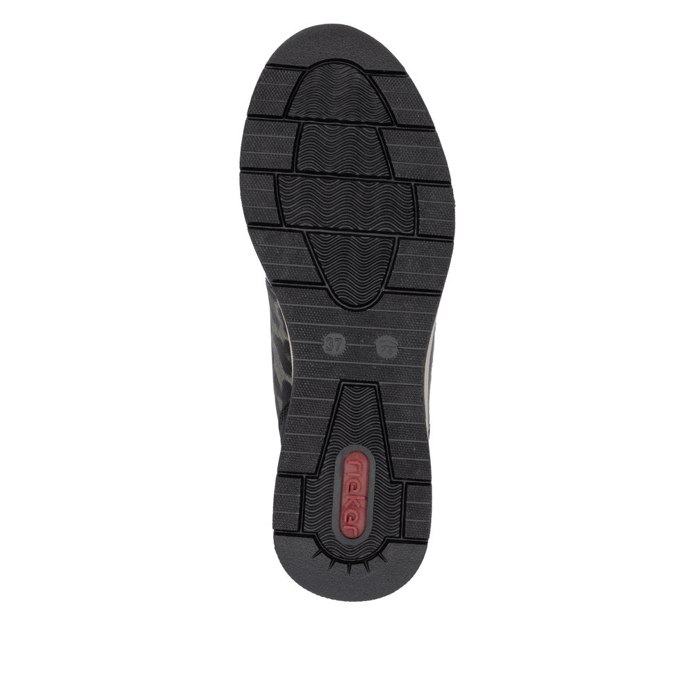 Rieker N9362-00 Black Gold Boots
