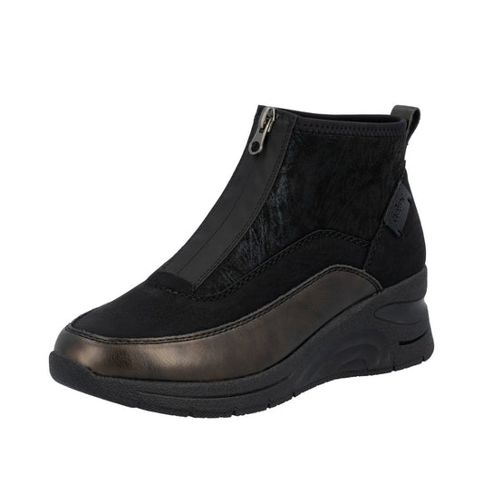 Rieker N9362-01 Bronze Black Boots