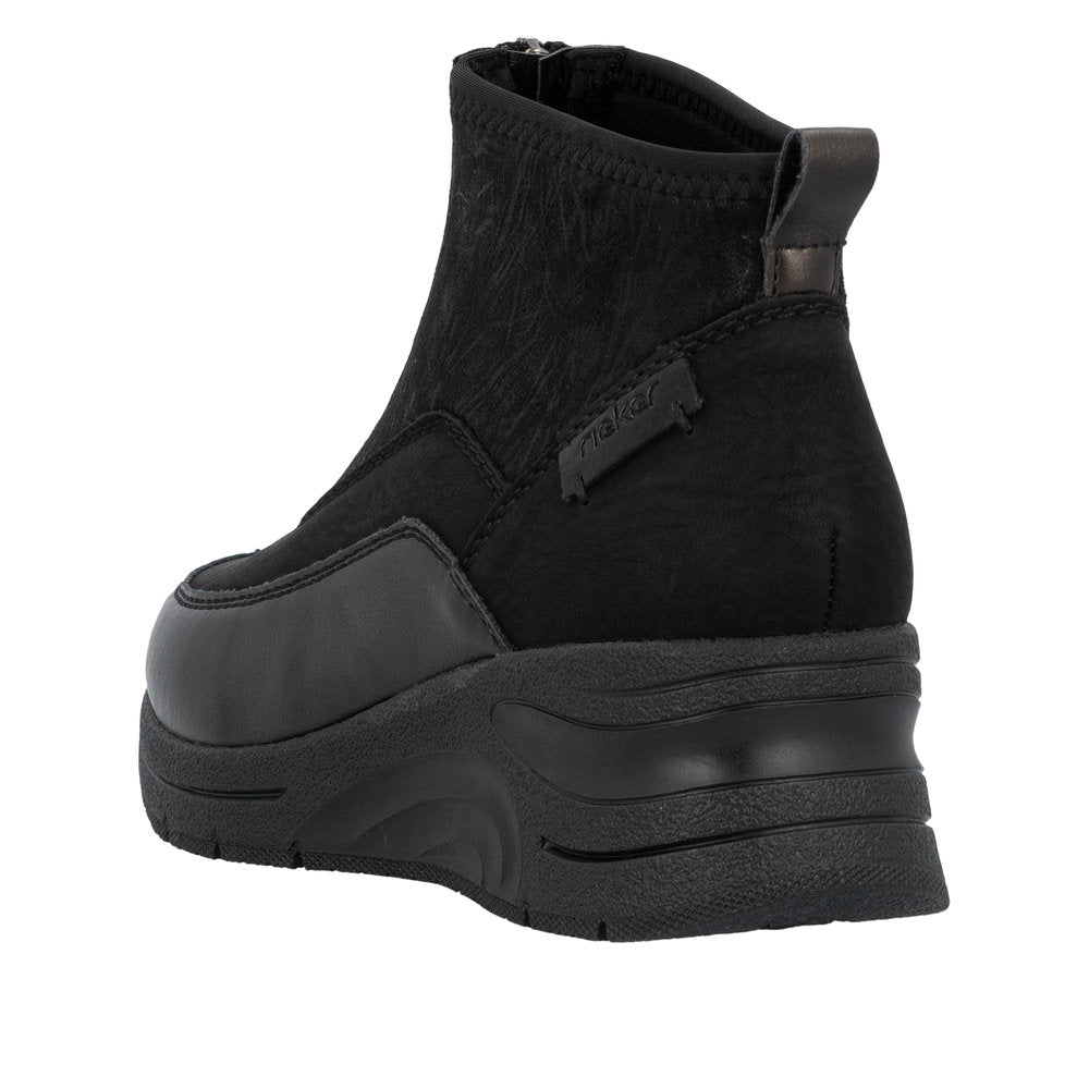 Rieker N9362-01 Bronze Black Boots