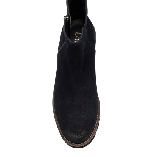 Lotus Olia Navy Suede Boots