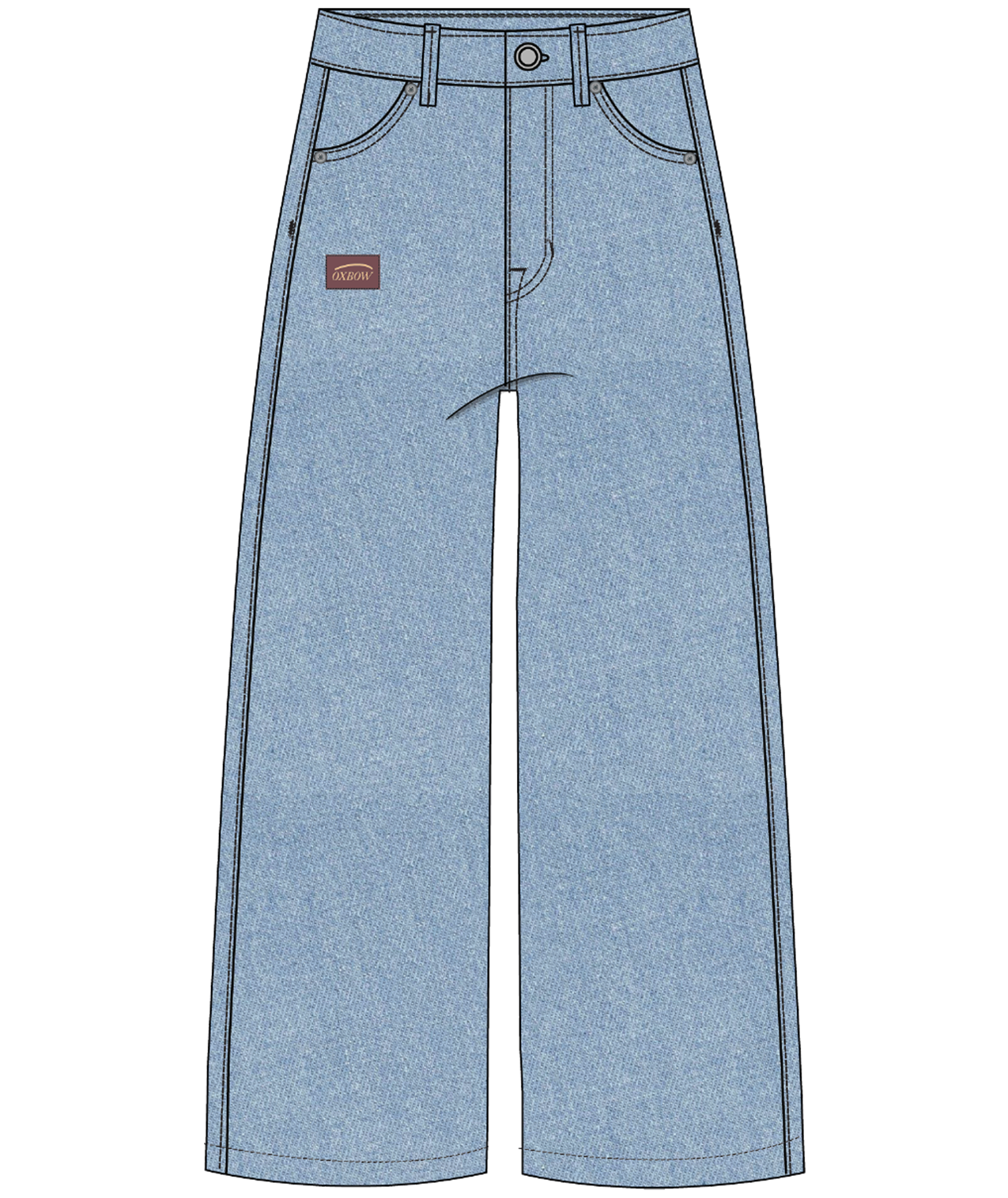 Oxbow Bali78 Pant - Light Blue