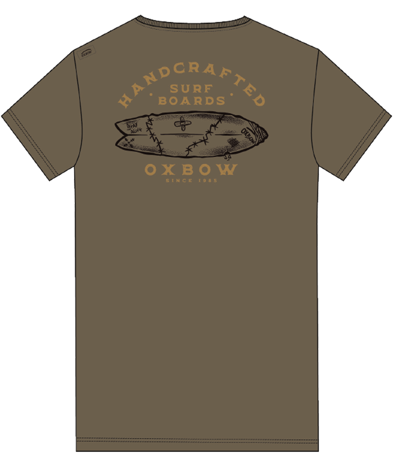 Oxbow Trio Tee - Kaki