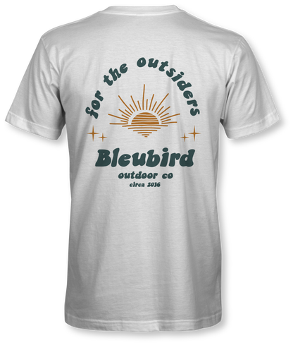 Bleubird Outsider Tee - White