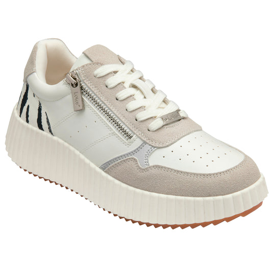 Lotus Paige White/Zebra Shoe
