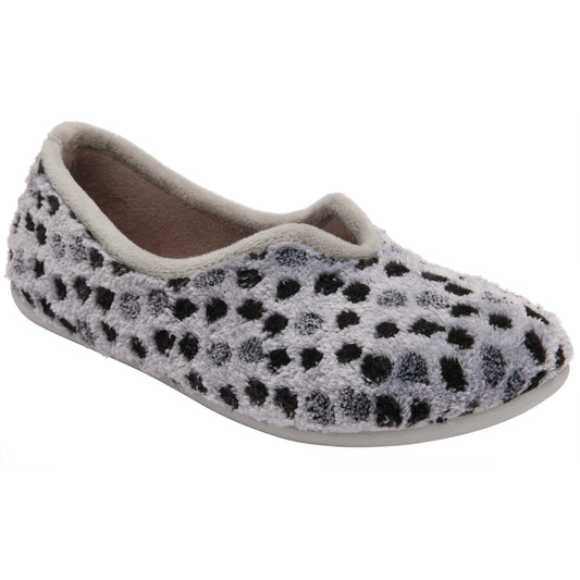 Lotus ULH088 Patty Grey Slippers