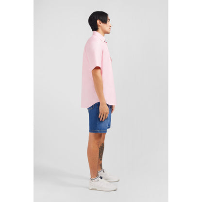 Eden Park Short Sleeved Pink Cotton Shirt
