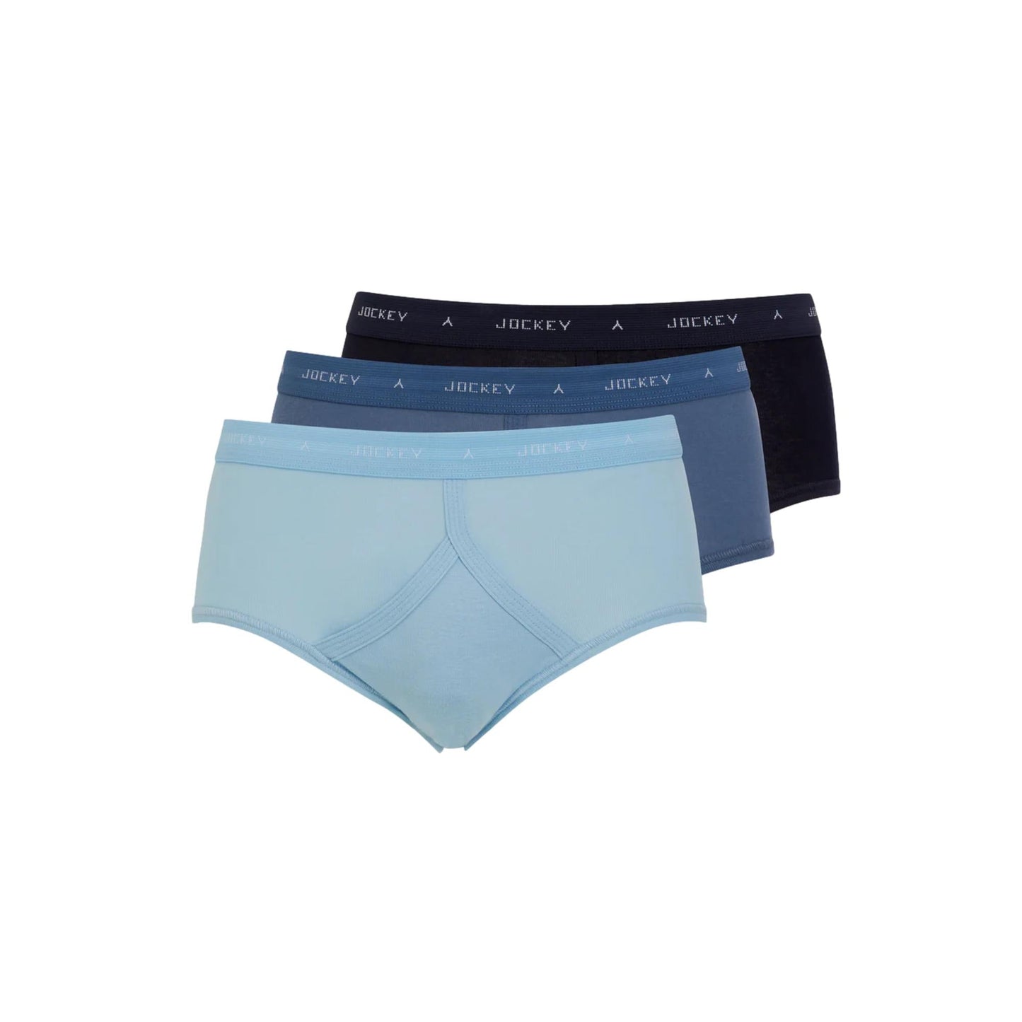 Jockey Classic Y Fronts Indigo Mix - 3 Pack