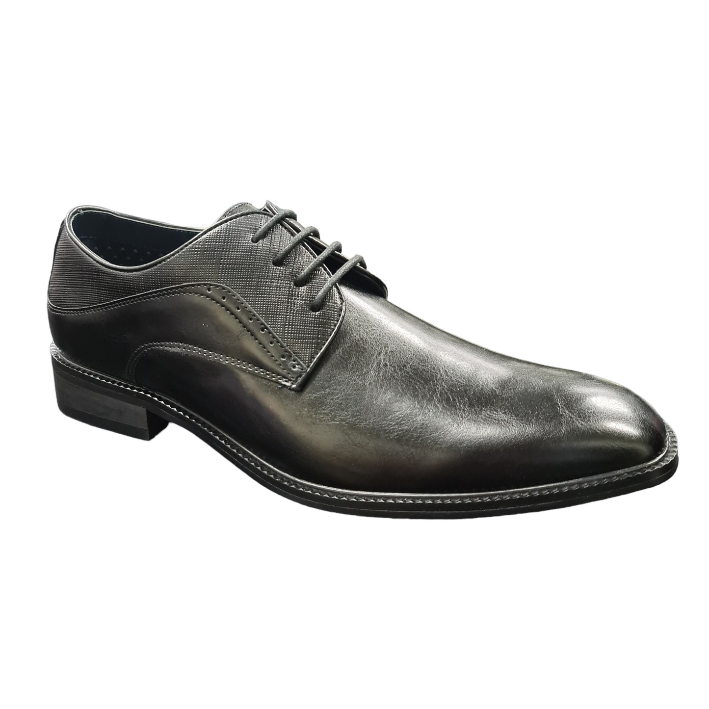 Brent Halcombe Coal Black Formal Shoes