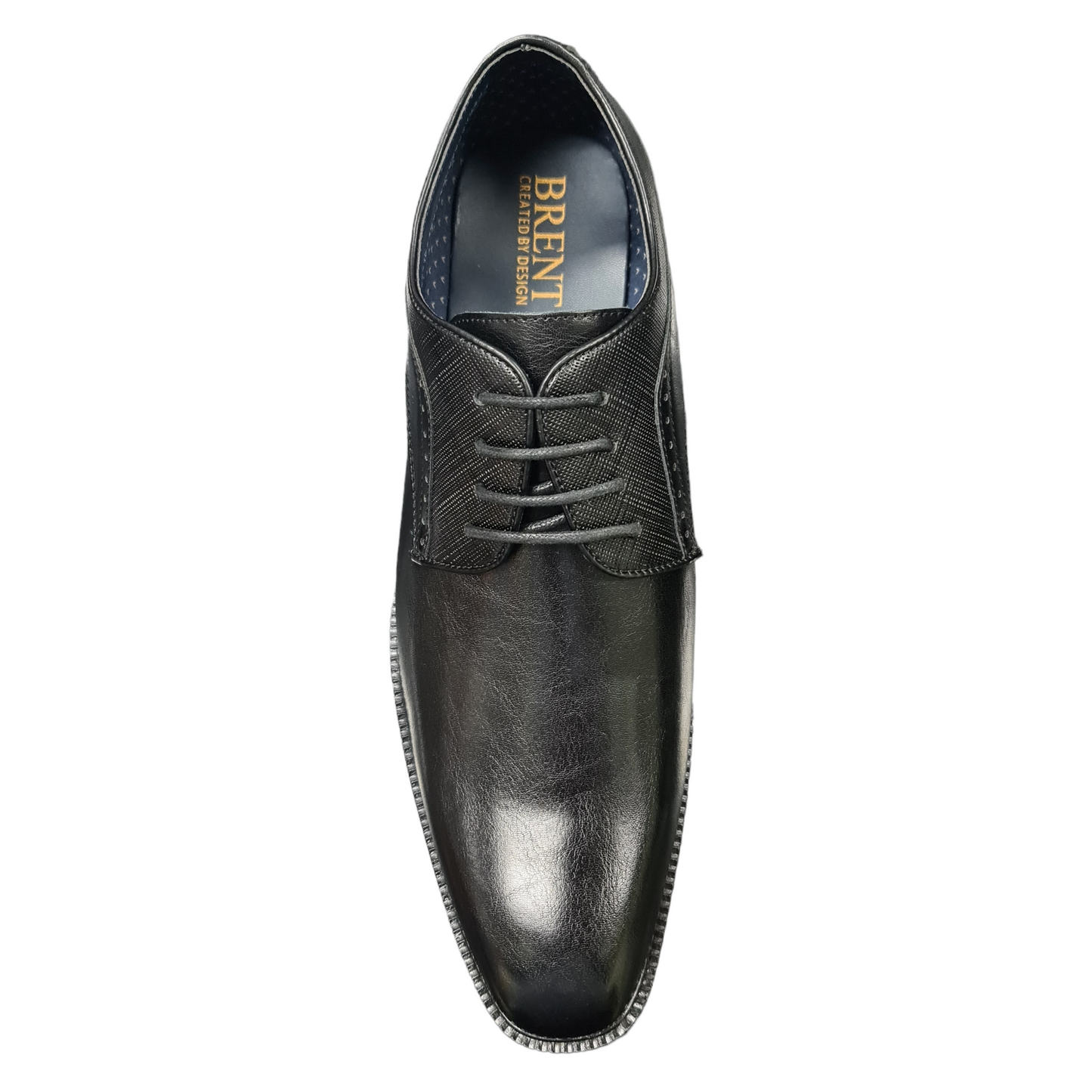 Brent Halcombe Coal Black Formal Shoes