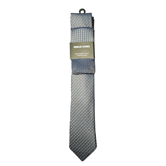 Remus Uomo TP4824 46 Brown Tie & Hankie Set