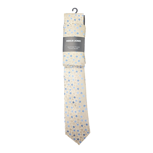 Remus Uomo TP4847 92 Stone Tie & Pocket Square Set