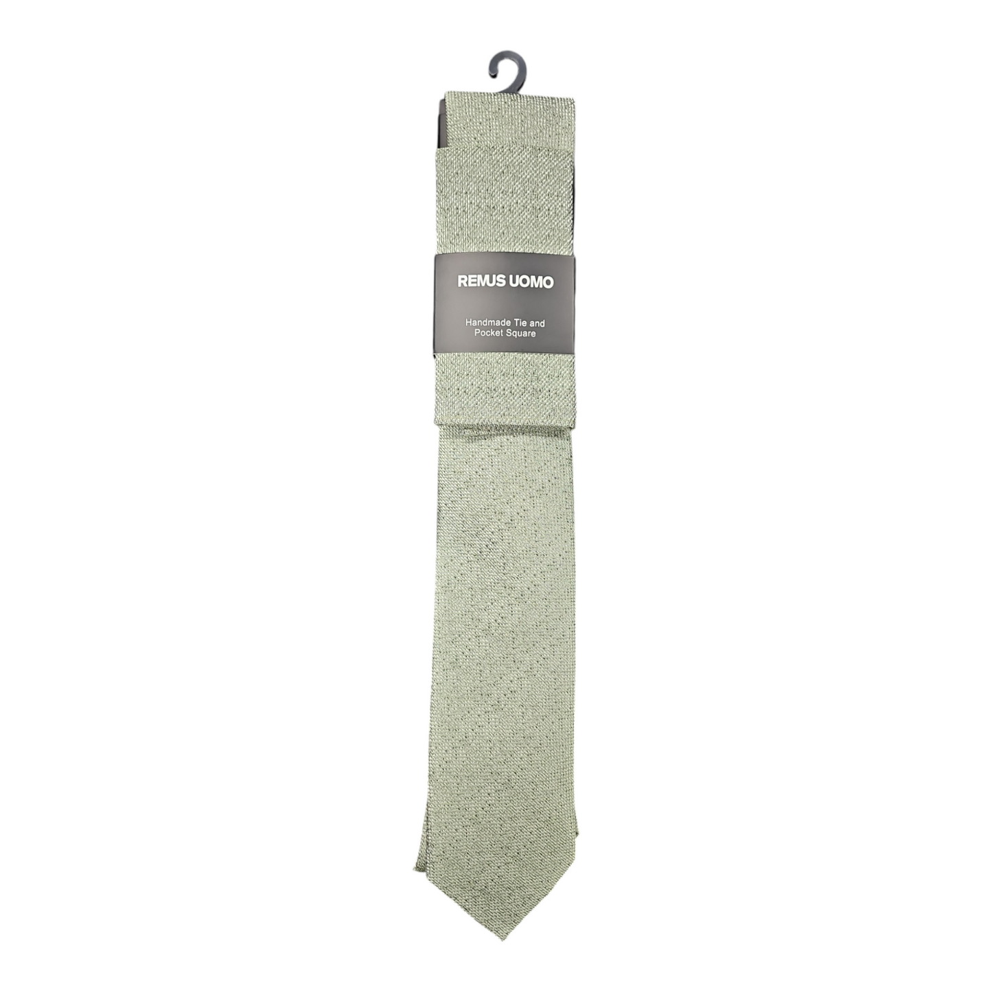 Remus Uomo TP6855 34 Green Tie & Pocket Square Set