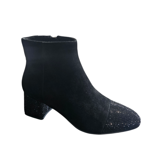 Loretta Vitale C1507 Black Suede Boots
