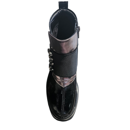 Loretta Vitale C3874B Gun Black Boots