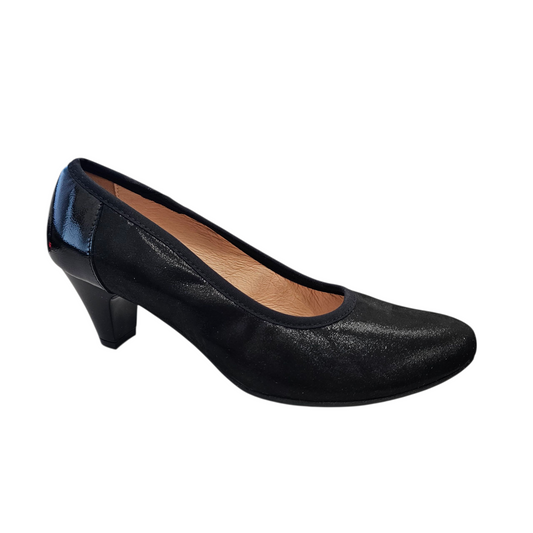 Bioeco By Arka 6299 2677+0083 Black Shimmer Dress Shoes