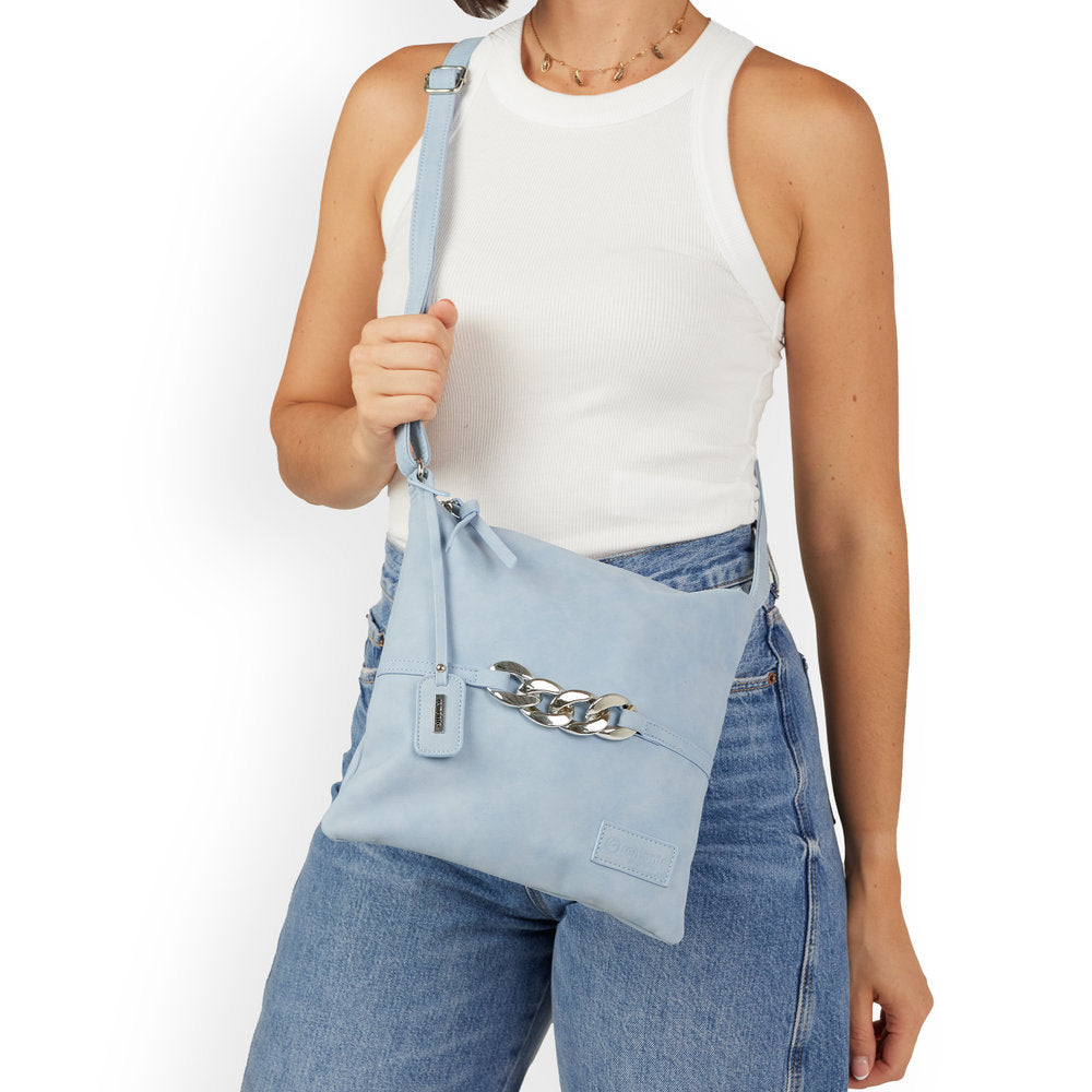 Aqua blue handbags best sale