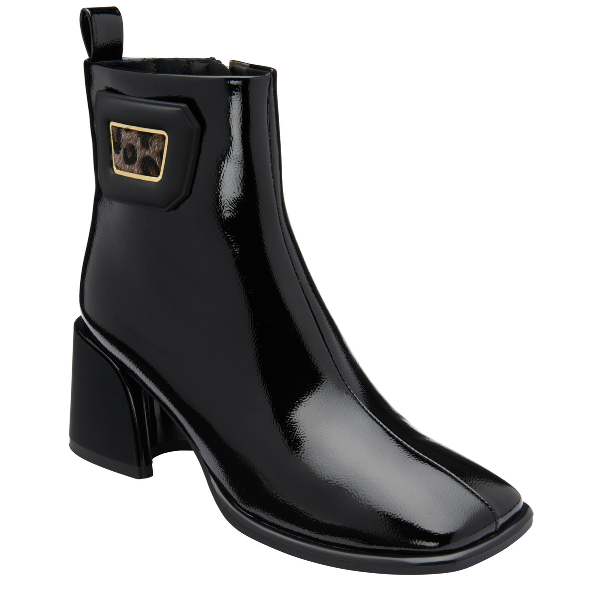 Lotus Quincy Black Patent Boots