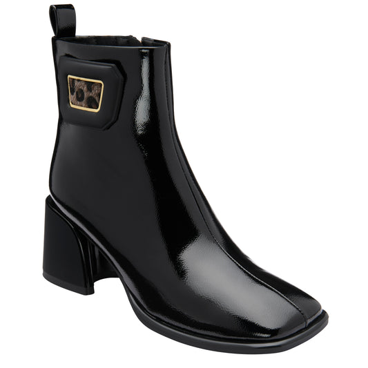 Lotus Quincy Black Patent Boots