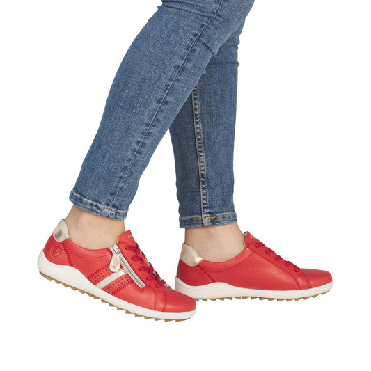 Remonte R1432-34 Scarlet Red Trainers