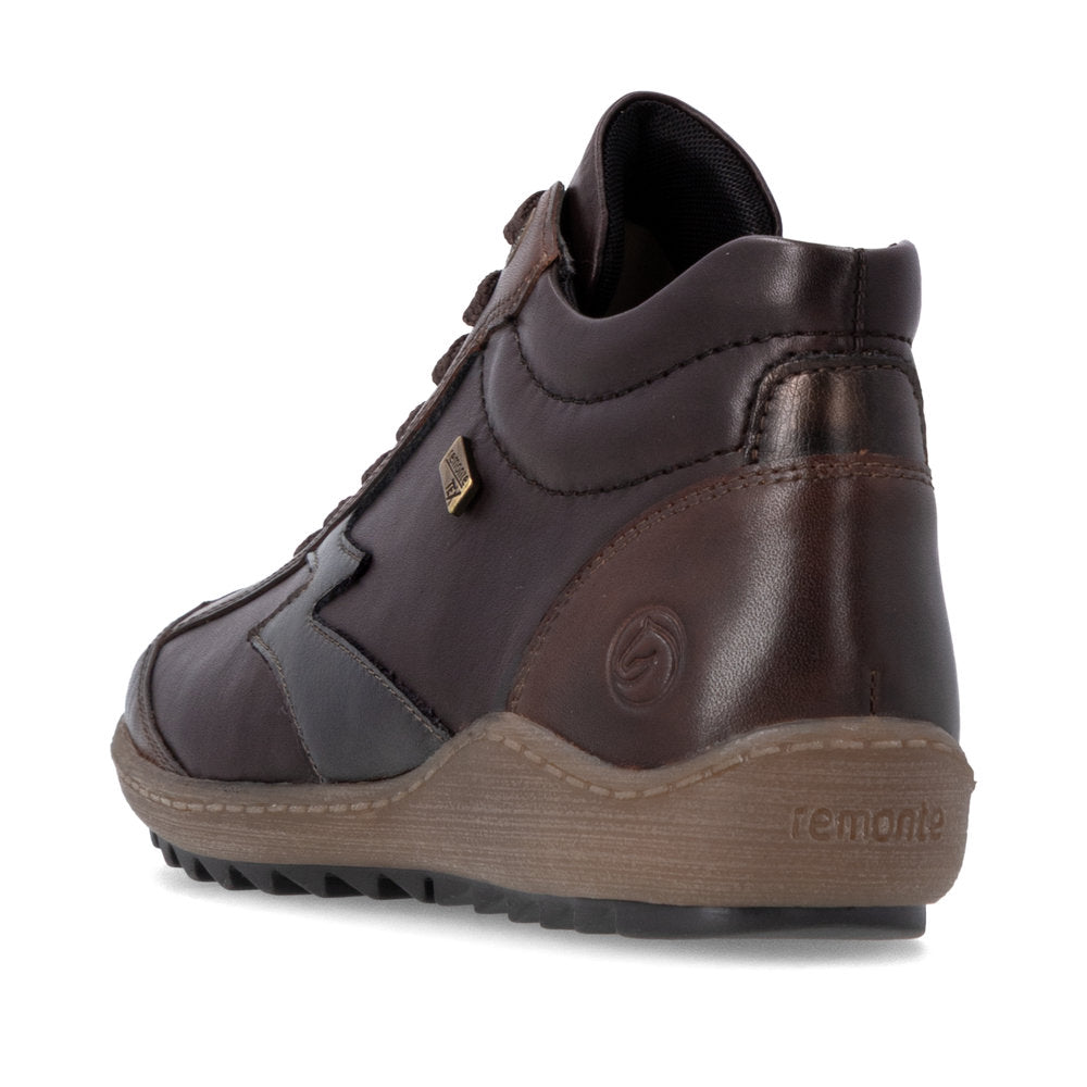 Remonte R1454-26 Brown Combination Short Boots