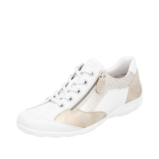 Rieker R3410-81 White/Shell Casual Shoes