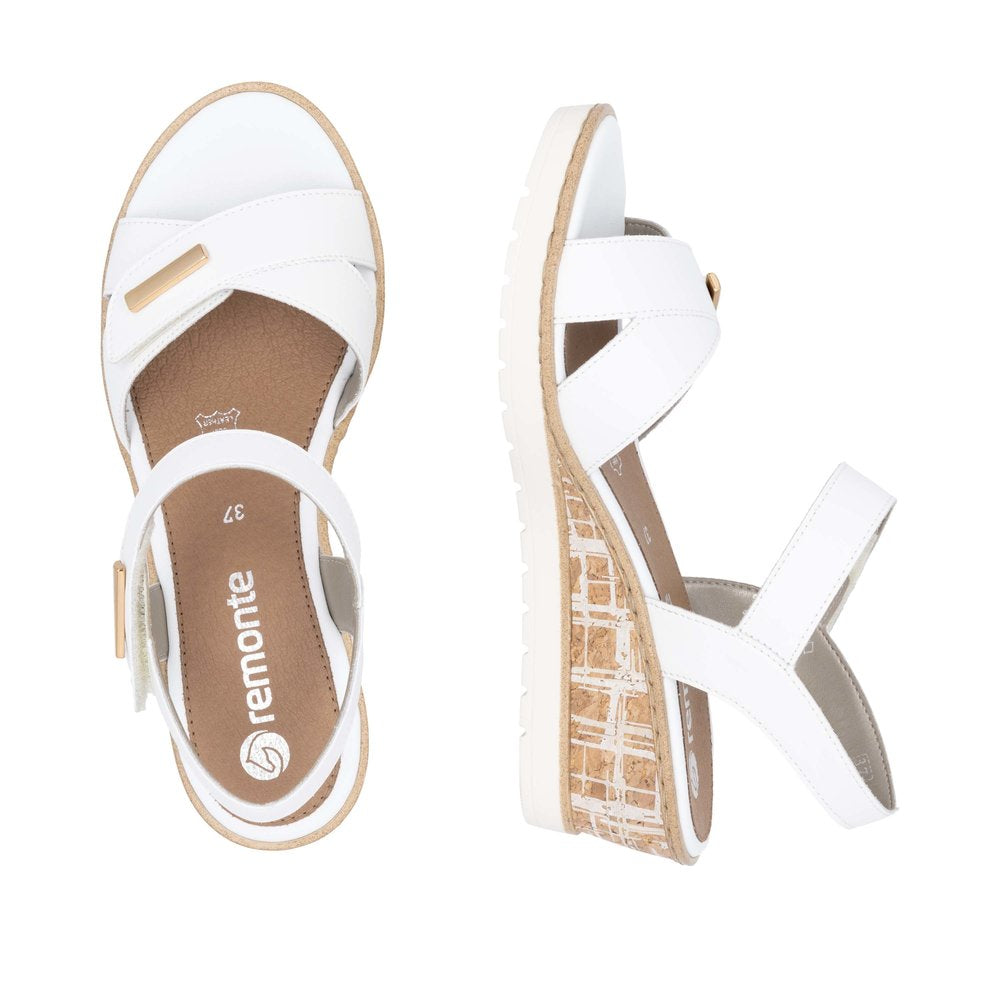 Remonte R6266-80 White Sandals