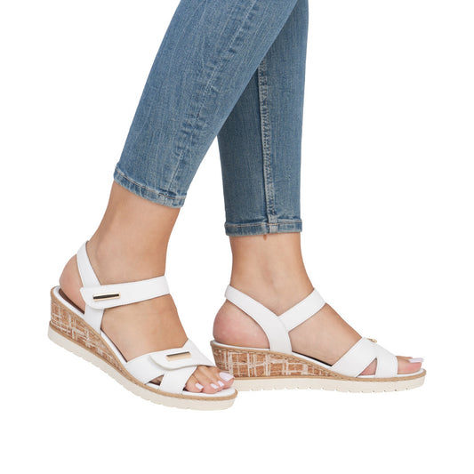 Remonte R6266-80 White Sandals