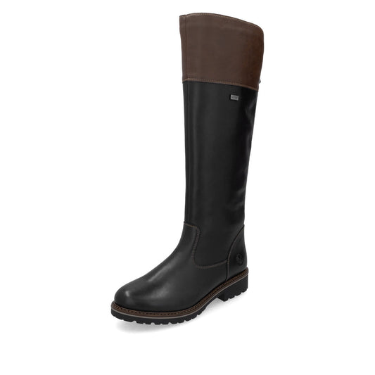 Remonte R6581-02 Black Combination Boots