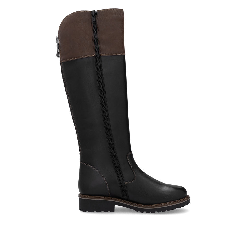 Remonte R6581-02 Black Combination Boots