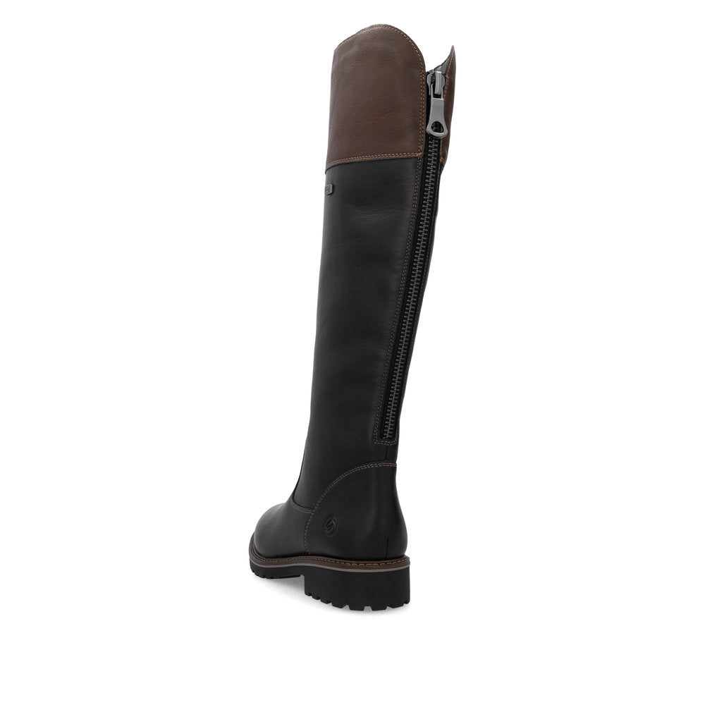 Remonte R6581-02 Black Combination Boots
