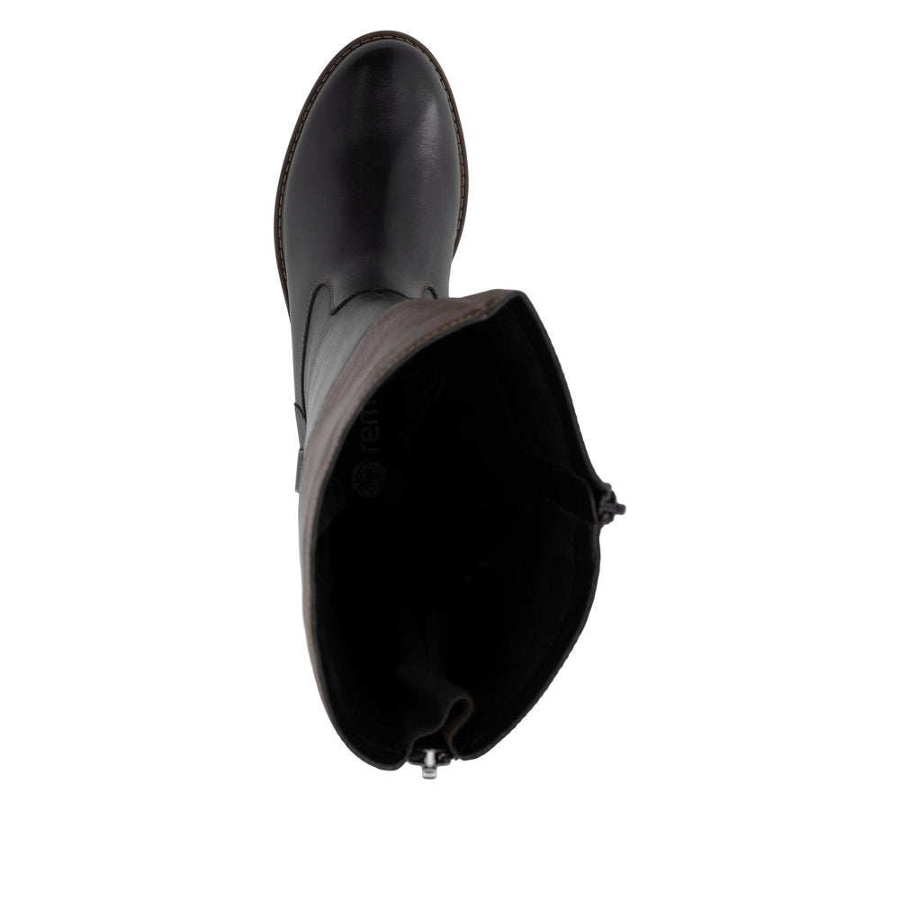 Remonte R6581-02 Black Combination Boots