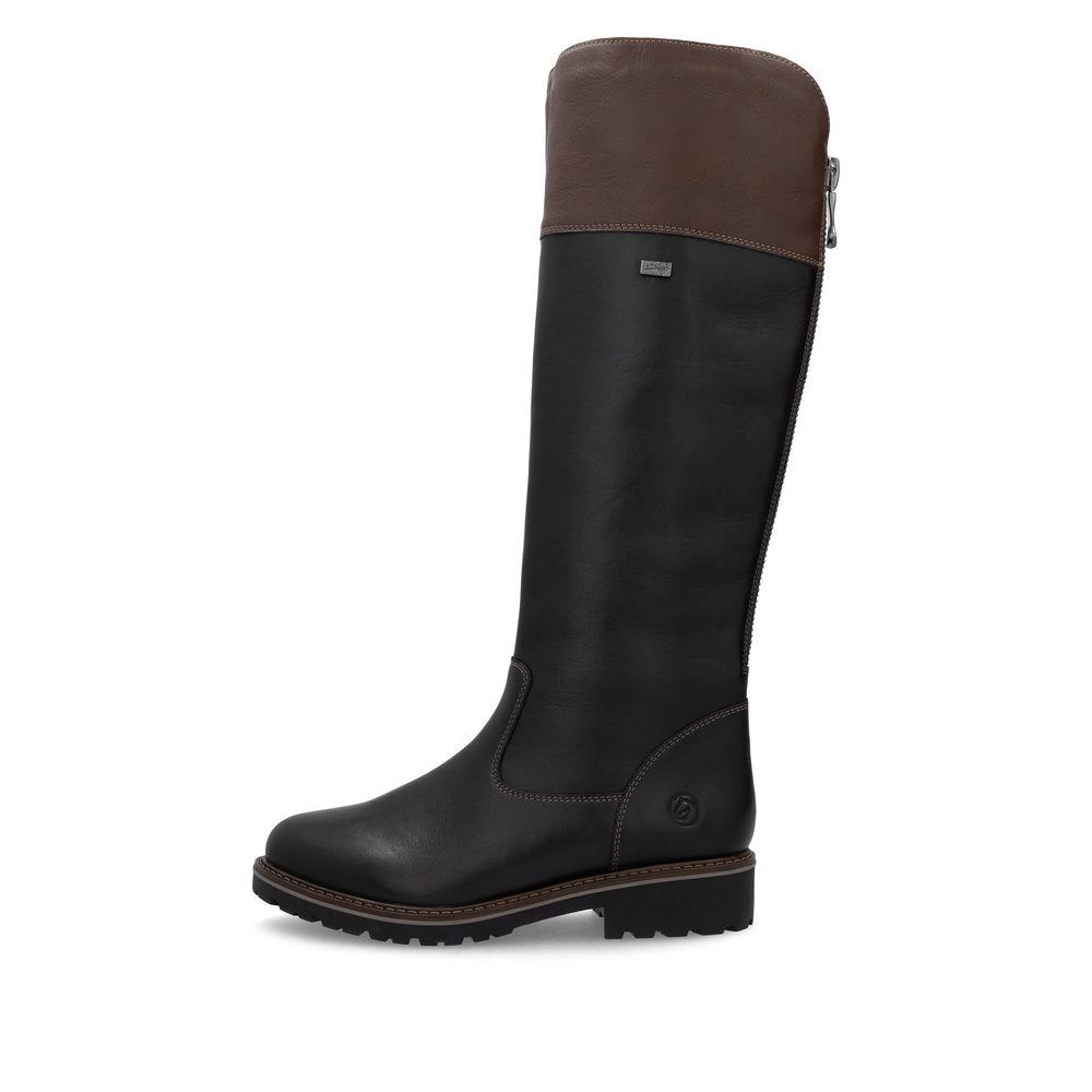 Remonte R6581-02 Black Combination Boots