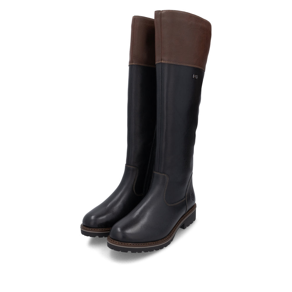 Remonte R6581-02 Black Combination Boots